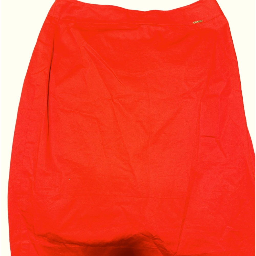 Calvin Klein red pencil skirt